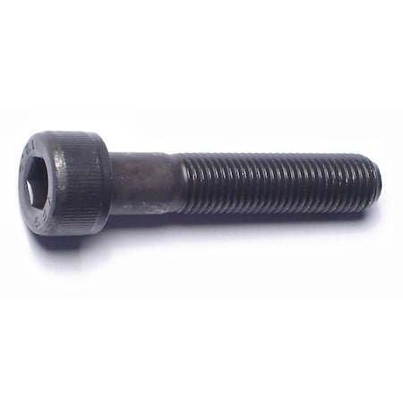 Midwest Fastener M8-1.00 Socket Head Cap Screw, Socket, Black Oxide Steel, 40 mm Length, 6 PK 78604